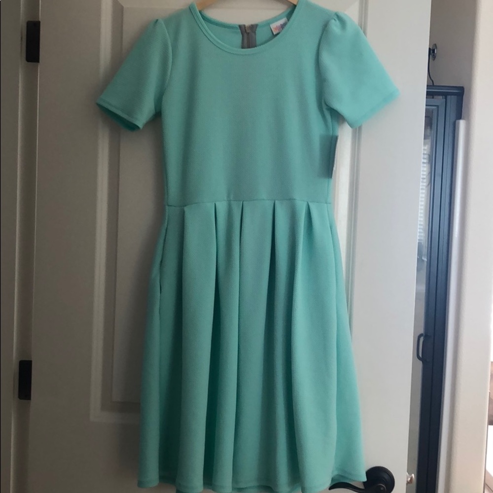 LulaRoe Sea Green Dress